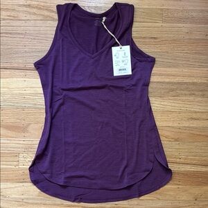 Women's WoolX new with tags Purple Sleeveless Top